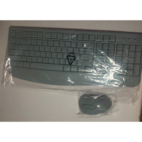Wireless Keyboard & Mouse Combo C203 Grey - Picture 1 of 3